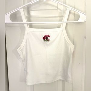 GARAGE Graphic Mushroom Tank Top Size Medium